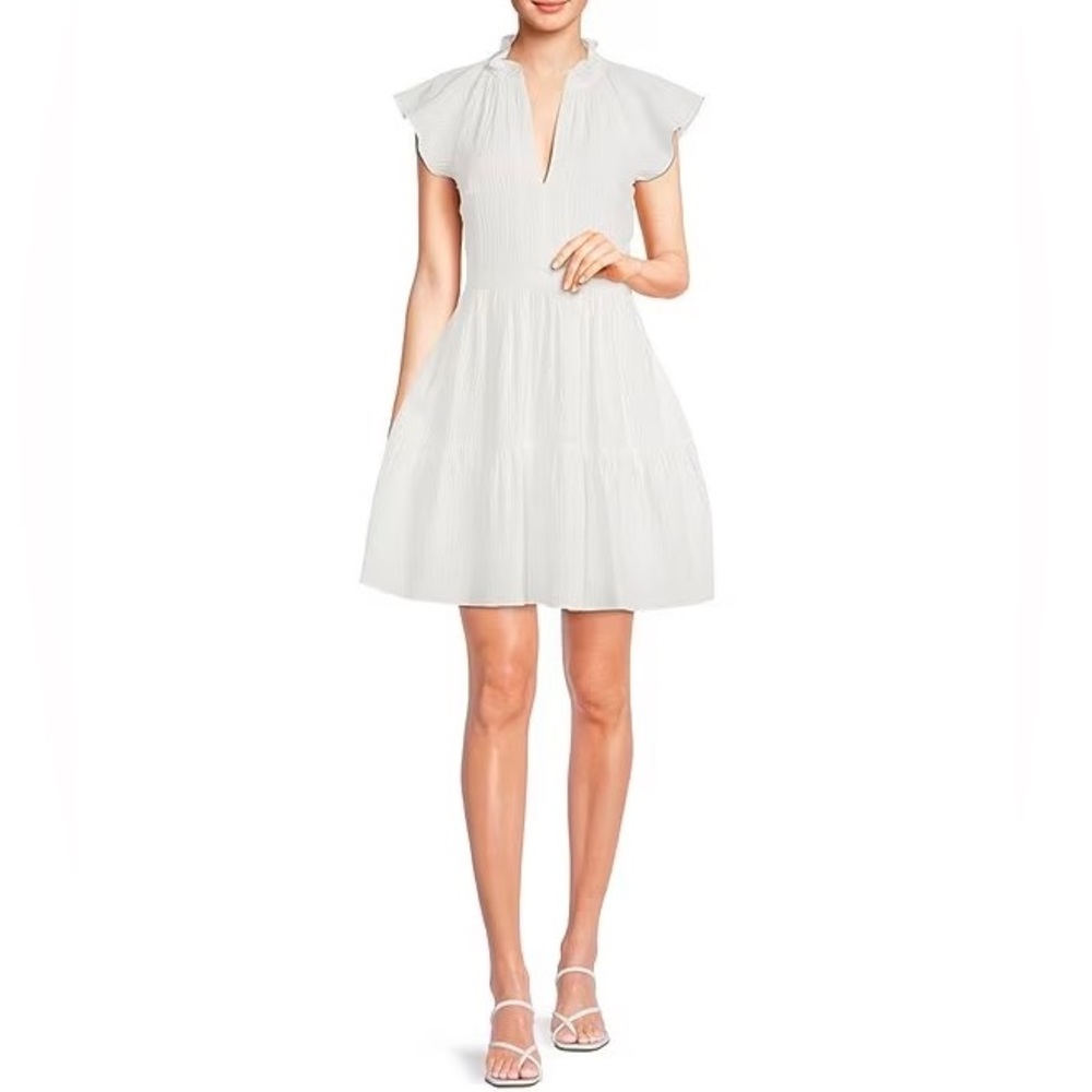 Antonio Melani Vanuatu Texture White Dress NWT